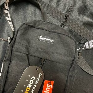 Supreme Black Shoulder Bag